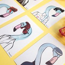 Serie Flamencos Famosos. Een project van  Ontwerp, Grafisch ontwerp y Traditionele illustratie van Esther HIJANO MUÑOZ - 02.04.2014