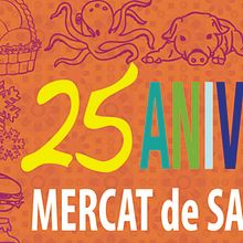 MERCAT DE SANT CELONI. 25 ANIVERSARI.. Design, and Graphic Design project by Gisela Neira Santanach - 02.27.2013