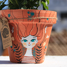 MACETAS ILUSTRADAS. Arts, Crafts, Fine Arts, and Design project by Lydia Sánchez Marco - 04.05.2014