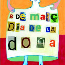 cartel día de la mujer. Un progetto di Belle arti, Collage, Design e Illustrazione tradizionale di Marta Salvador Sánchez - 12.11.2014