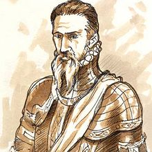 Grandes personajes del Siglo de Oro español. Un projet de Illustration traditionnelle de Gonzalo G. Espasandín - 07.04.2014