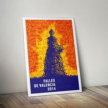 Cartel Fallas de Valencia 2014. Graphic Design project by Sergio Gómez Bartual - 03.18.2014
