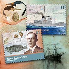Antártida Argentina: Pioneros antárticos, Luciano Honorato Valette - 50 años del naufragio del buque de salvamento A.R.A. Guaraní. Br, ing, Identit, Design, Editorial Design, and Graphic Design project by Julieta Giganti - 01.31.2013