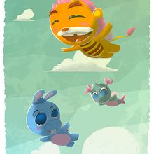 Los Wuzzles. Een project van Animatie, Film, video en televisie, Ontwerp van personages, Redactioneel ontwerp y Traditionele illustratie van David Pavón Benítez - 08.04.2014