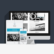 Obra Civil Eamon - Web Design. Web Development, and Web Design project by Yolanda Tamayo - 04.10.2014