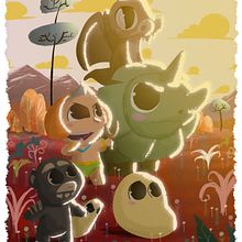 Los Herculoides. Een project van Animatie, Film, video en televisie, Ontwerp van personages, Redactioneel ontwerp y Traditionele illustratie van David Pavón Benítez - 11.04.2014