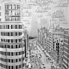 Gran Vía (Madrid). Un progetto di Illustrazione tradizionale di Sergio Villa - 13.04.2014