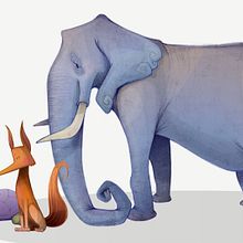 Mira...!!!. Animation, Character Design, and Traditional illustration project by alicia borges - 04.13.2014