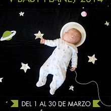 Flyer Baby Planet. Graphic Design, Photograph, and Traditional illustration project by Lucía Tamayo - 04.16.2014