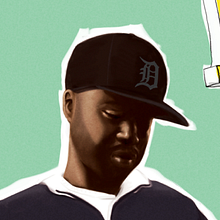 Artwork: J Dilla ft. Frank'N'Dank "Anthem" Cookin' Soul Remix . Design, and Traditional illustration project by Alexander Grahovsky - 04.18.2014