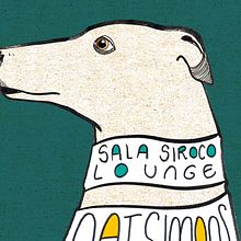 Cartel para Nat Simons - Sala Siroco. Design gráfico e Ilustração tradicional projeto de Lu Santa - 14.10.2012