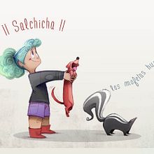 "Seis historias de animales". Character Design, and Traditional illustration project by alicia borges - 04.20.2014