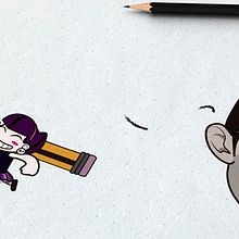 Proyecto personal: Timeline para facebook. Un proyecto de Ilustración tradicional de JuanJo R Blik - 20.04.2014