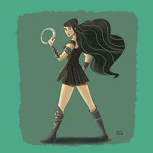 Xena. Een project van Animatie, Film, video en televisie, Ontwerp van personages, Redactioneel ontwerp y Traditionele illustratie van David Pavón Benítez - 20.04.2014
