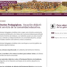 Web Gabinete Pedagógico Sevilla. Un proyecto de Desarrollo Web, Diseño de la información y Educación de Tomás Ll - 21.04.2014