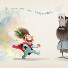 Nunca pierdas la imaginación.... Animation, Character Design, and Traditional illustration project by alicia borges - 04.23.2014