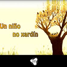 Bibliotrailer: Un niño no xardín. Animation, Film, Video, TV, Photograph, and Post-production project by Gonzalo Lomba F - 02.11.2012