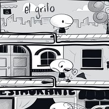 El Grito (cómic). Character Design project by Sami Garra - 04.24.2014