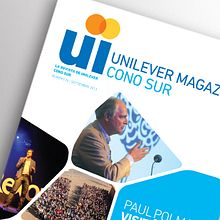 Ui. Unilever Magazine. Cono Sur . Desain Editorial proyek oleh Mariana Gutiérrez Ruiz - 09.02.2013