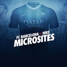 Microsites FCBarcelona & Nike. Un proyecto de Desarrollo Web, Dirección de arte, Diseño, Diseño gráfico, Diseño interactivo, Diseño Web y UX / UI de Plastic Creative - 28.03.2014
