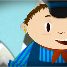 Spot para el libro Jim Boton y Lucas el Maquinista. Een project van Traditionele illustratie, Motion Graphics, Animatie,  Art direction y Grafisch ontwerp van Novoselic Studio - 29.04.2014