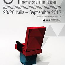 Concurso de carteles 61 Festival de cine internacional de San Sebastián. Un projet de Design graphique de Patricia Fernández Ruibal - 17.02.2013