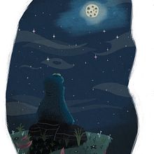 El monstruo de las galletas. Een project van Ontwerp van personages y Traditionele illustratie van David Pavón Benítez - 01.05.2014