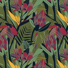 Estampados para Texitura Magazine nº 58. Graphic Design, and Pattern Design project by Isabel Martinez Sierra - 10.07.2019