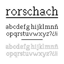 Tipografía Rorschach. Graphic Design, T, pograph, and Traditional illustration project by Mario Fernández García-Pulgar - 11.05.2013