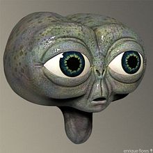 Alien de Men in Black. Un proyecto de 3D y Escultura de Enrique Vidal Flores - 06.09.2012