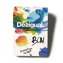 Desigual Barcelona pocket map. Direção de arte, Design gráfico e Ilustração tradicional projeto de marta B. - 08.08.2011