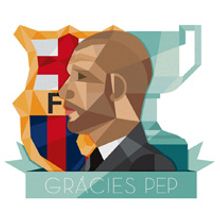 GRÀCIES PEP. Traditional illustration, and Advertising project by Conspiracystudio - 05.04.2014