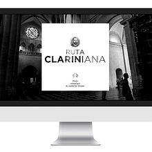 Ruta Clariniana. Graphic Design, Interactive Design, and Web Design project by Jorge Lorenzo - 05.05.2014