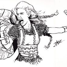 Princesas guerreras. Un progetto di Illustrazione tradizionale di Imanol Etxeberria - 05.05.2014