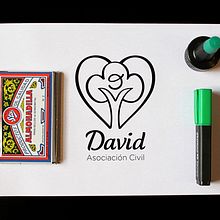 Asoc. Civil David (ONG). Un proyecto de Br, ing e Identidad y Dirección de arte de Catalina Palma - 05.05.2014