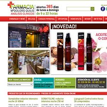 Tienda online y blog farmaciaquilis.com. Web Development, and Web Design project by Gemma Piña - 11.14.2013