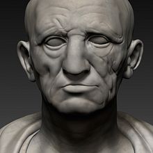 Patricio romano 3D - ZBrush Ein Projekt aus dem Bereich 3D, Skulptur und Kino, Video und TV von Alberto Lozano Cabedo - 06.05.2014