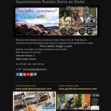 Newsletter evento: San Isidro aventurero, Gúdar. Design project by Elena Doménech - 05.06.2014