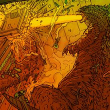 Godzilla . Film, Video, TV, Character Design, and Traditional illustration project by Javier KF - 04.24.2014