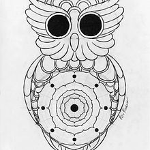 Búho rechoncho Ein Projekt aus dem Bereich Bildende Künste, Design von Figuren und Traditionelle Illustration von Pitu Pitarch - 11.05.2014