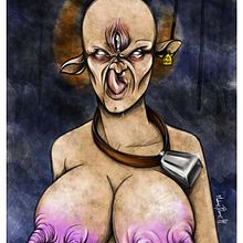 Obssesion. Traditional illustration project by Madame Bizarre - 05.11.2014