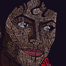 Michael Jackson biogratype. Graphic Design, Traditional illustration, T, and pograph project by Shano Lores - 03.06.2014