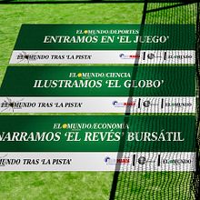 EL MUNDO Valladolid, Pista de Padel Integral. Advertising project by Nacho Álvarez-Palencia - 05.12.2014