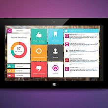 Congreso 2.0 Windows 8. UX / UI project by Alex R Chies - 05.12.2014