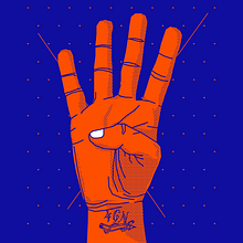 Afiches 4GN. Design, and Traditional illustration project by Carlos J Roldán - 09.04.2014