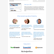Eliademy. Art Direction, Graphic Design, Web Design, and UX / UI project by Borja Navarro Aranda - 12.31.2012