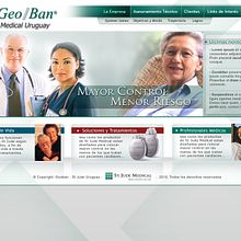 Geo Ban Medical. Web Development, Graphic Design, Interactive Design, Web Design, and UX / UI project by José Ismael Ferreira Graside - 05.13.2014