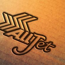 Identidad corporativa: ALLJET, tu nueva empresa de transporte. Ein Projekt aus dem Bereich Br, ing und Identität, Design und Grafikdesign von Daniel Puente Morales - 15.05.2014