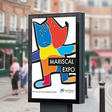Cartel Exposición Mariscal. Graphic Design, Design, Traditional illustration, and Advertising project by Aranzazu Amado Utrilla - 05.31.2013