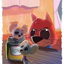 Pixie, Dixie y el gato Jinks. Een project van Film, video en televisie, Ontwerp van personages, Redactioneel ontwerp y Traditionele illustratie van David Pavón Benítez - 18.05.2014
